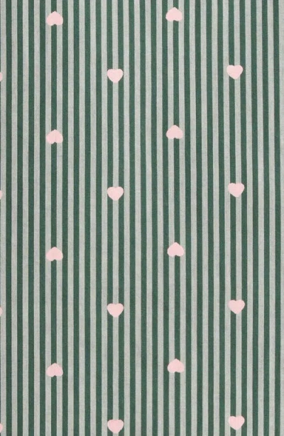 Nordstrom Classic Piped Cotton Nightshirt In Multi