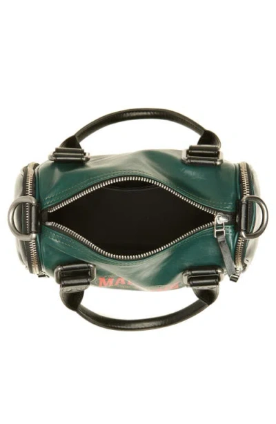 Martine Rose Galaxy Faux Leather Top Handle Bag In Green