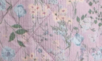 Nordstrom Hooded Quilted Fleece Lined Bunting In Purple