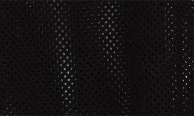 Akris Punto Long Sleeve Sheer Fishnet Top In Black