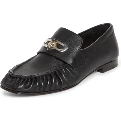 Christian Louboutin Mocallista Leather Loafers In Black