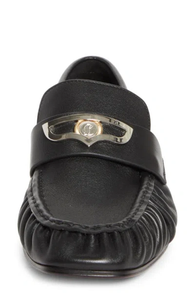 Christian Louboutin Mocallista Leather Loafers In Black