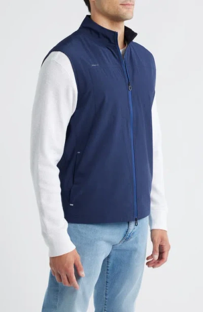 Johnnie-o Big Sur Performance Vest In Blue