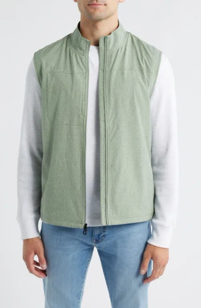 Johnnie-o Big Sur Performance Vest In Green