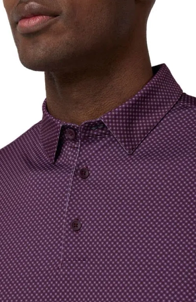 Mizzen + Main Men's Versa Polo In Eggplant In Purple