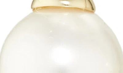 Shashi Nuit Blanche Freshwater Pearl Drop Earrings In White