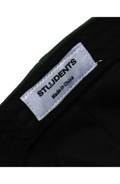 Students Golf Dealer Embroidered Cotton Baseball Cap In Green