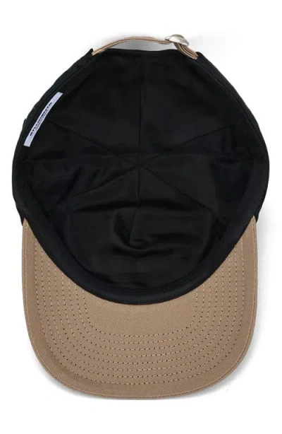 Students Clueless Embroidered Colorblock Cotton Baseball Cap In Black