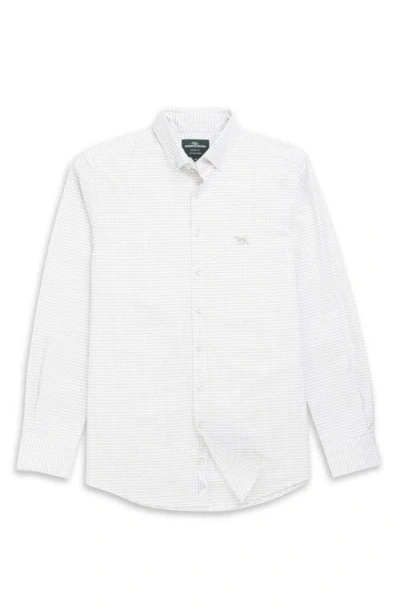 Rodd & Gunn Sports Fit Check Cotton Button-down Oxford Shirt In Gray