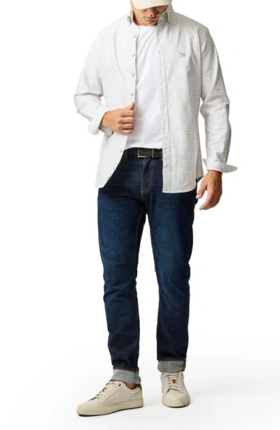 Rodd & Gunn Sports Fit Check Cotton Button-down Oxford Shirt In Gray