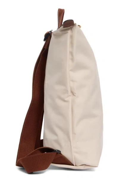 Longchamp Medium Le Pliage Backpack In White