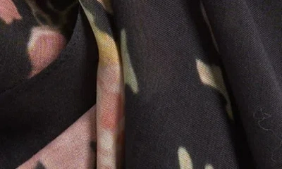 Allsaints Armada Oversize Long Scarf In Black