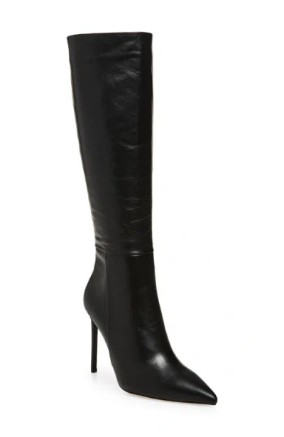 Tony Bianco Apollo Pointed Toe Knee High Boot In Black