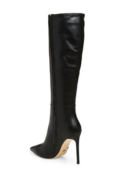 Tony Bianco Apollo Pointed Toe Knee High Boot In Black