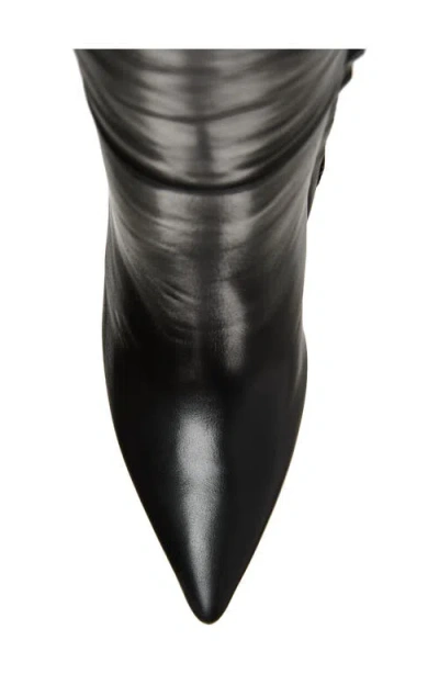 Tony Bianco Apollo Pointed Toe Knee High Boot In Black