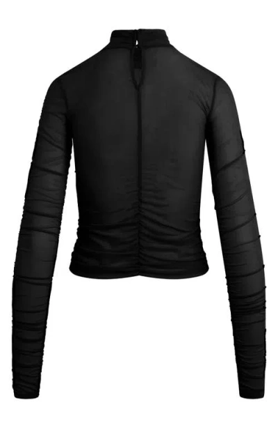 Favorite Daughter The Love Language Mesh Top In Black