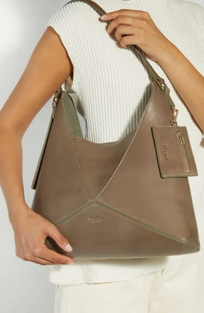 Dune London Dinidearest Leather Shoulder Bag In Brown