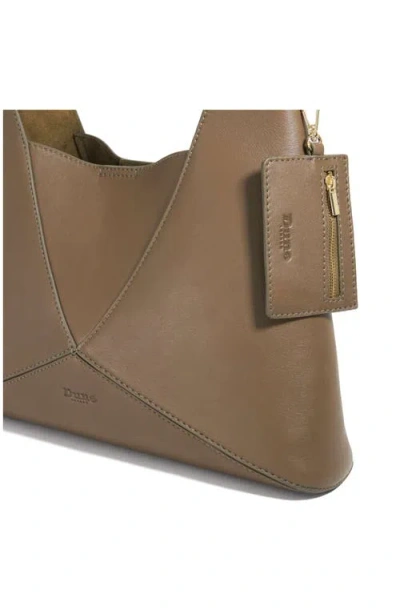 Dune London Dinidearest Leather Shoulder Bag In Brown