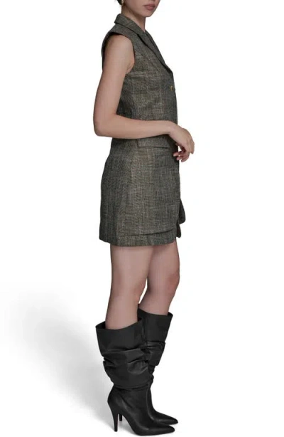 Bcbg Women's Deep V-neck Collared Dress In Green