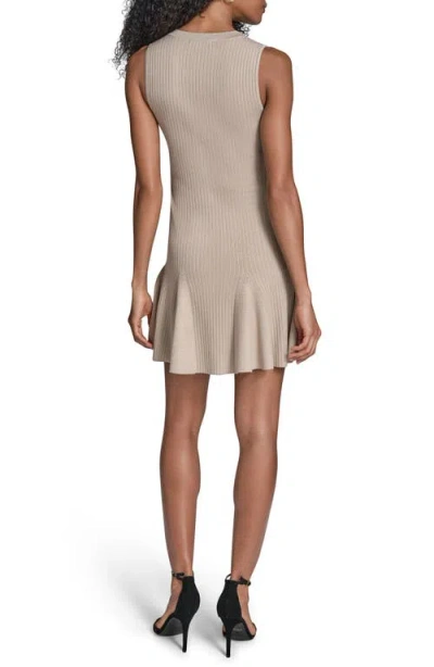 Bcbg Women's Button Front Sweater Dress In Gray