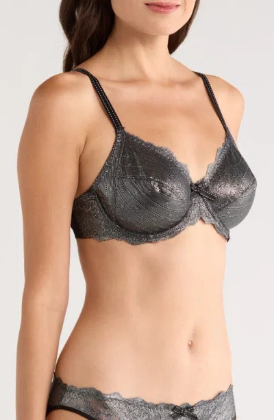Chantelle Lingerie Rive Gauche Full Coverage Underwire Bra In Gray