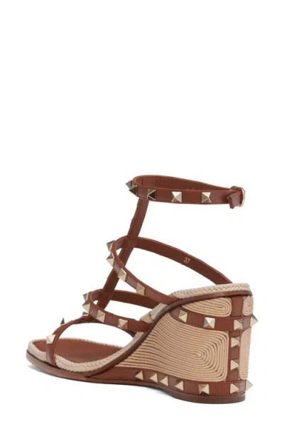 Valentino Garavani Rockstud Espadrille Sandal In Multi