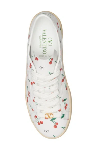Valentino Royco Sneaker With Cherryfic Pattern In Multi