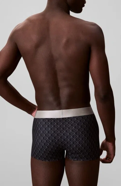 Calvin Klein Low Rise Brushed Microfiber Jersey Boxer Briefs In Gray