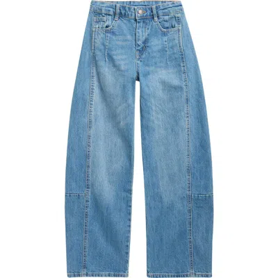 Tractr Kids' Barrel Leg Jeans In Blue