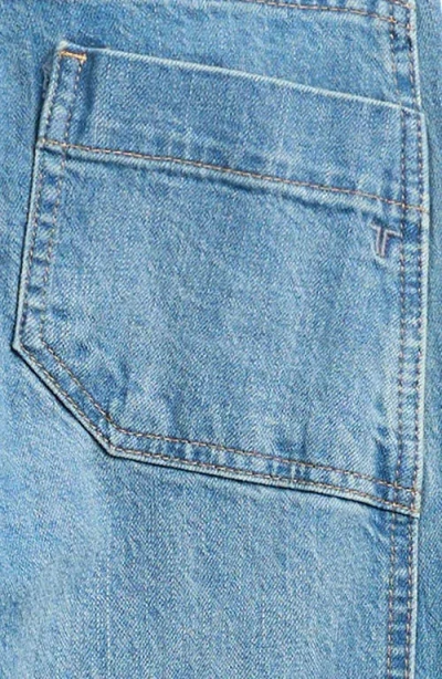 Tractr Kids' Barrel Leg Jeans In Blue