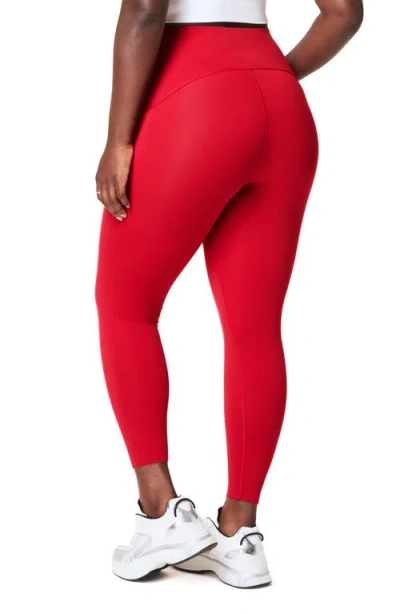 Spanx ® Shape™ Booty Boost® Side Pocket Leggings In Red