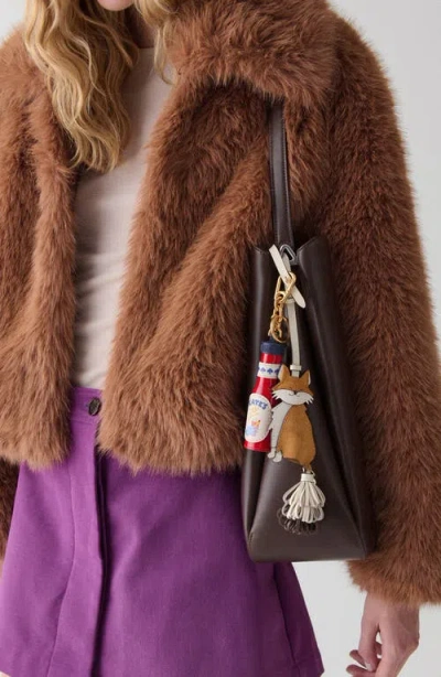 Kate Spade New York Critters Ginger Fox Bag Charm In Brown