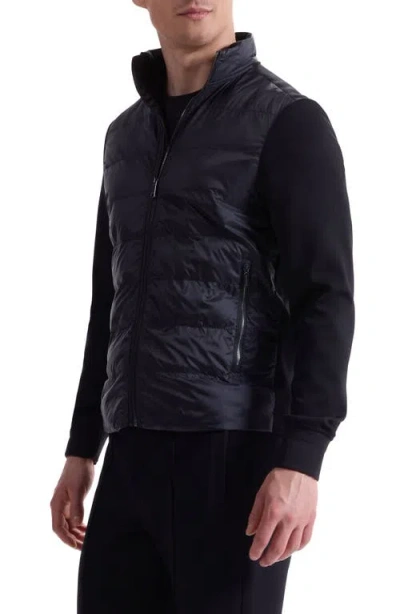 Bugatchi Soft Touch Quilted Zip-up Bomber Jacket In Multi