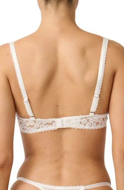 Kat The Label Daisy Embroidered Underwire Bra In White