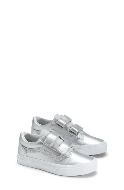 Vans Kids' Old Skool V Sneaker In Silver