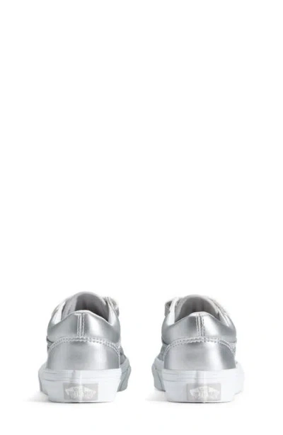 Vans Kids' Old Skool V Sneaker In Silver