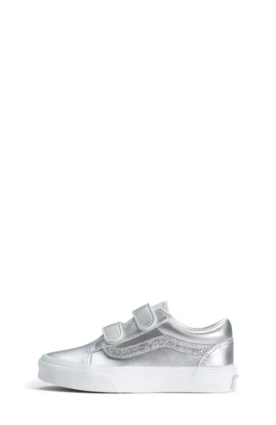 Vans Kids' Old Skool V Sneaker In Silver