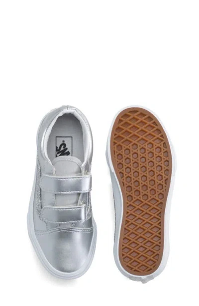 Vans Kids' Old Skool V Sneaker In Silver