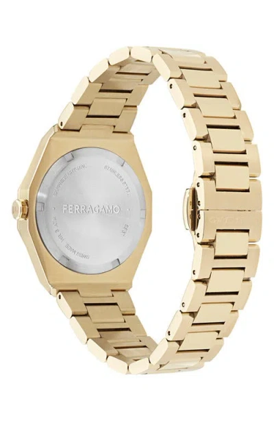 Ferragamo Versilia 34mm In Gold