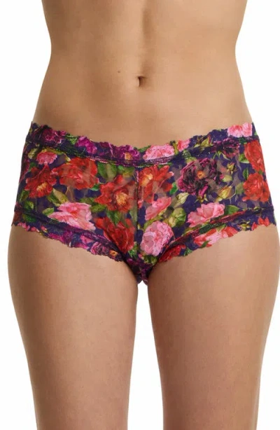 Hanky Panky Printed Signature Lace® Boyshort Floral In Multi