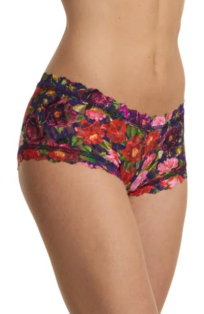 Hanky Panky Printed Signature Lace® Boyshort Floral In Multi