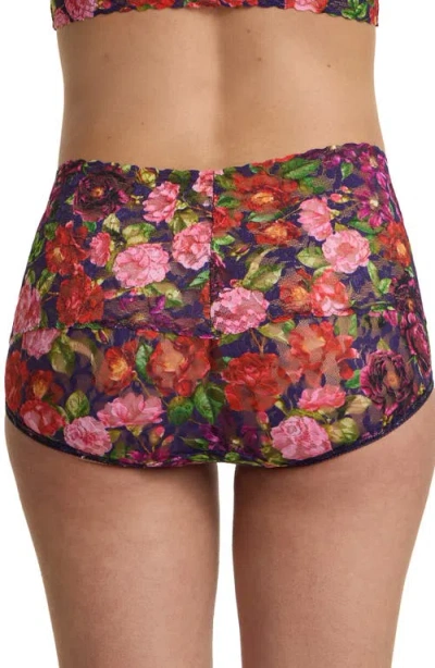 Hanky Panky Floral Retro Lace Vikini In Multi