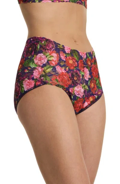 Hanky Panky Floral Retro Lace Vikini In Multi