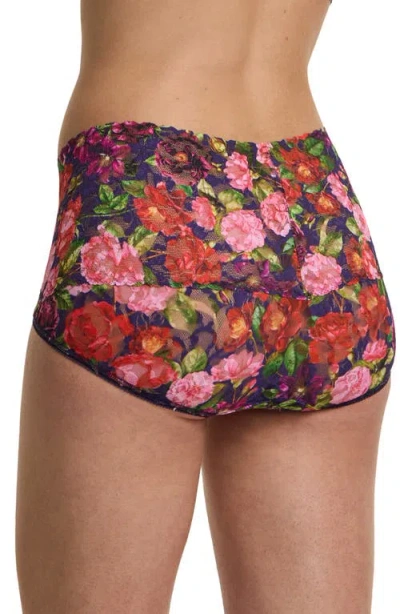 Hanky Panky Floral Retro Lace Vikini In Multi
