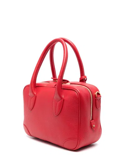 Golden Goose Celine Triomphe Perforated 90 Babies Decolletes In Red