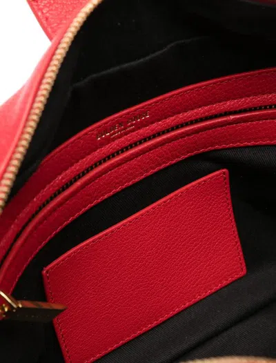 Golden Goose Celine Triomphe Perforated 90 Babies Decolletes In Red