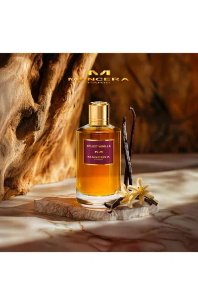 Mancera Paris Xplicit Vanilla Eau De Parfum In Transparent