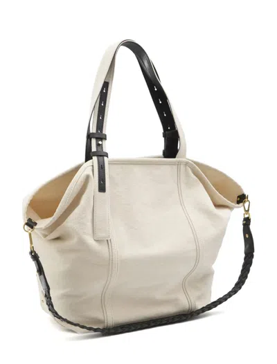 Golden Goose 24.7 Canvas Tote Bag With Tie Dye Print In Neutral