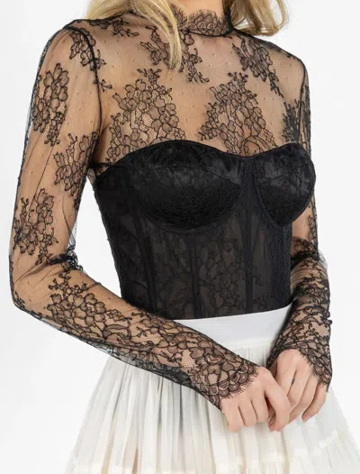 Belle Perle Top In Black