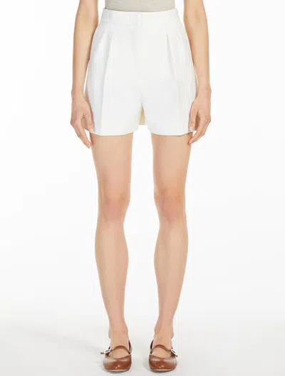 Max Mara Shorts In White